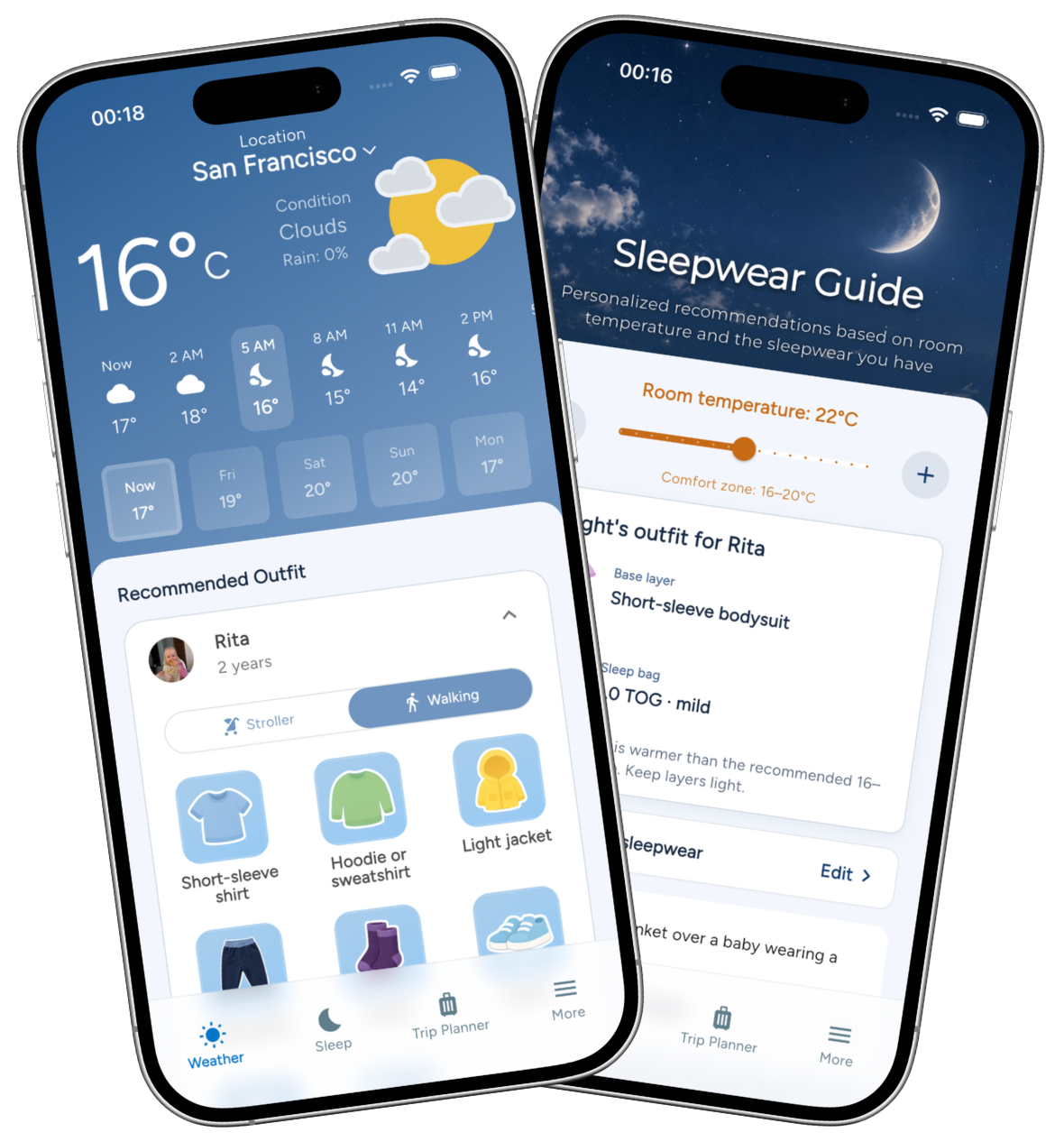Tiny Weather na iPhonie: codzienne propozycje ubioru i poradnik dotyczący snu